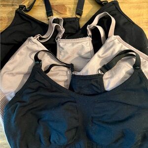 Kindred Bravely Black and Twilight Nursing Bras